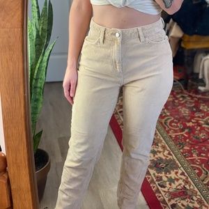 SOLD BDG Corduroy tan pants